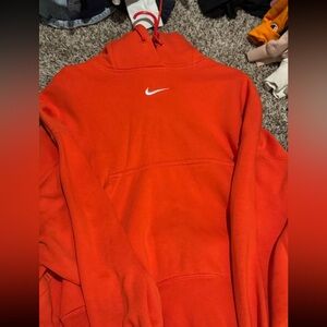 Nike Bright Red Sweatshirt Cropped